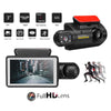 Goodyear Dual Lens Car Dash Cam with Front Rear Internal Camera HD Dashcam Taxi