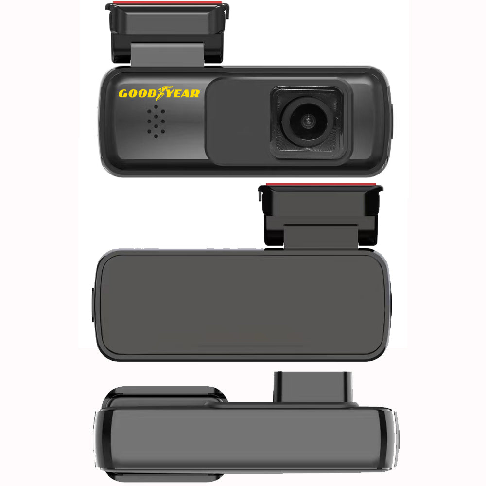 Goodyear Car HD Micro Dash Cam One Button Plug & Play Camera Video Recorder DVR