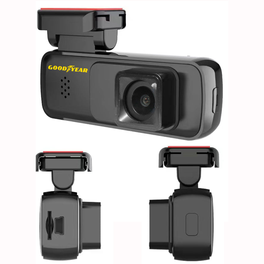 Goodyear Car HD Micro Dash Cam One Button Plug & Play Camera Video Recorder DVR