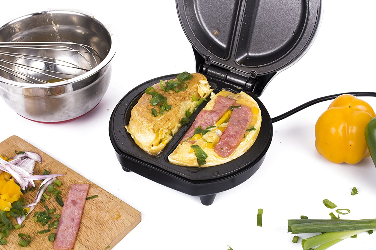Premium Non Stick Electric Omelette Maker - 700 Watts - Perfect Egg Om –  Thinkprice Online Store