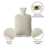 LOVE Hot Water Bottle with Warm Fleece Cover - Perfect for Valentines ! Washable