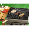 BBQ Mesh Grill Basket Rack Barbecue Handle Meat Burger Fish Stand Outdoor Garden