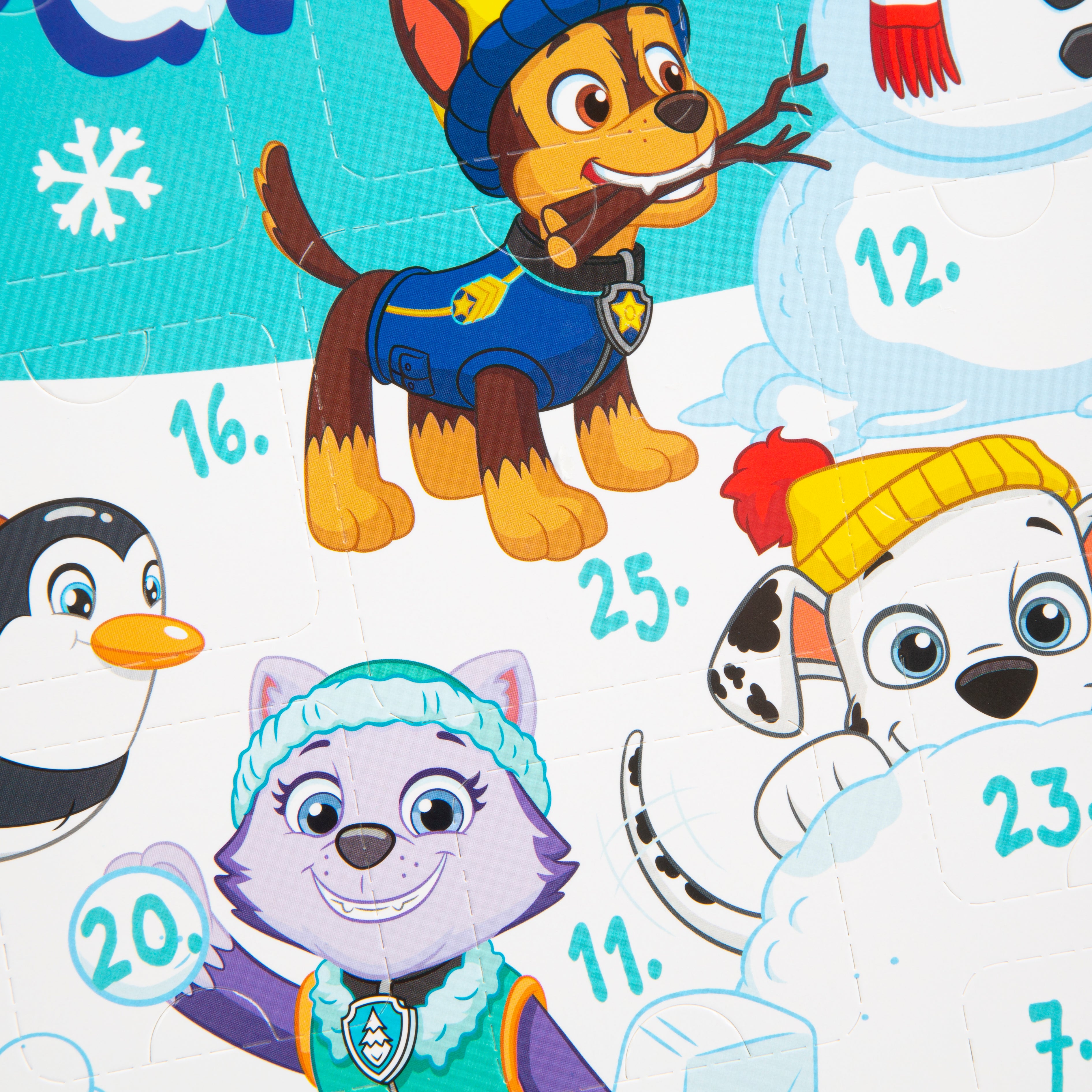 Paw Patrol 25 Days Of Bath Fizz Bubbly Advent Calendar Confetti Christmas Xmas