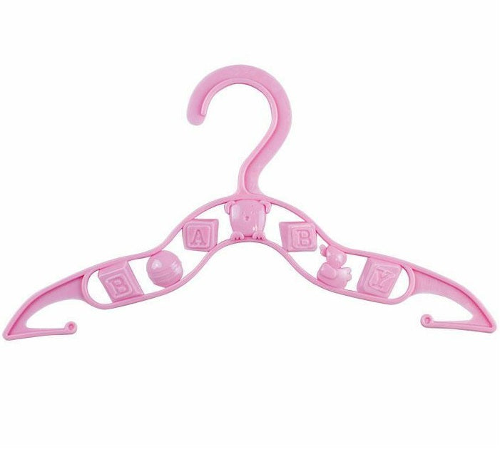Baby Clothes Hangers Coat Trouser Toddler Kids Children Plastic Space Saver Slim