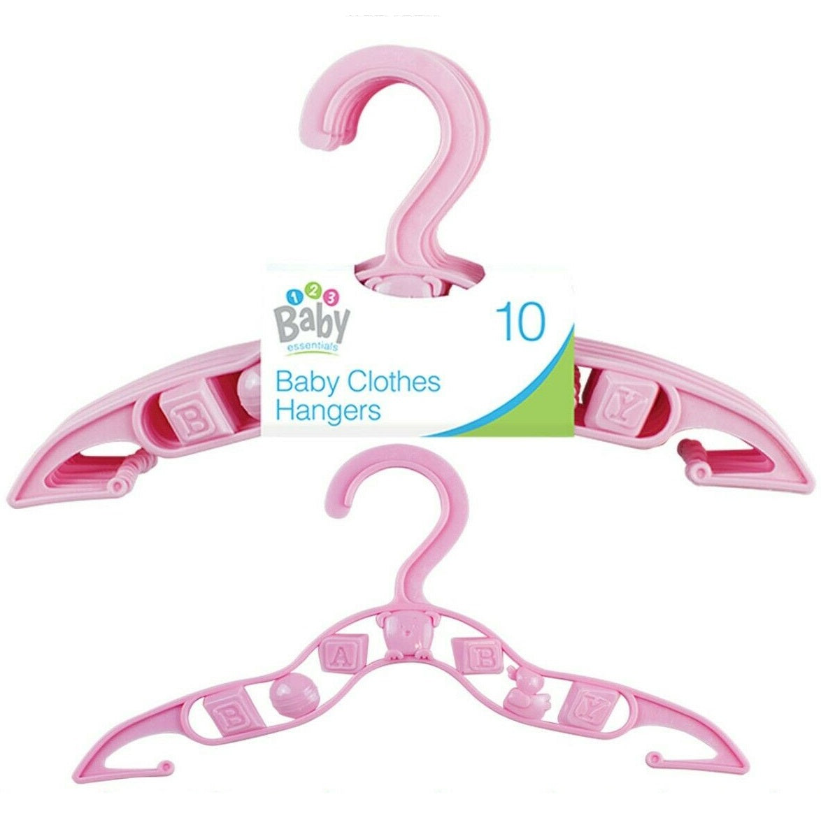 Baby Clothes Hangers Coat Trouser Toddler Kids Children Plastic Space Saver Slim