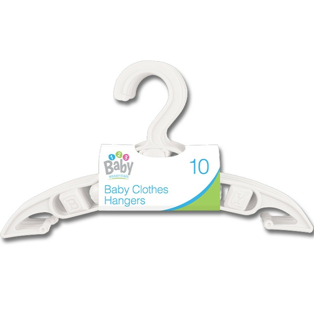 Baby Clothes Hangers Coat Trouser Toddler Kids Children Plastic Space Saver Slim