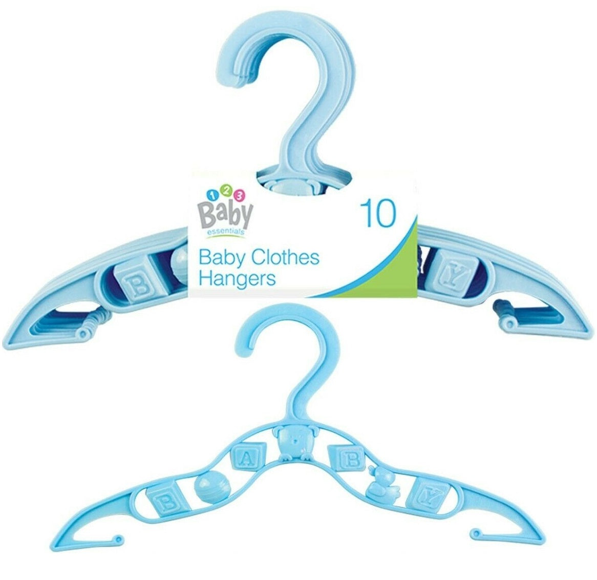 Baby Clothes Hangers Coat Trouser Toddler Kids Children Plastic Space Saver Slim