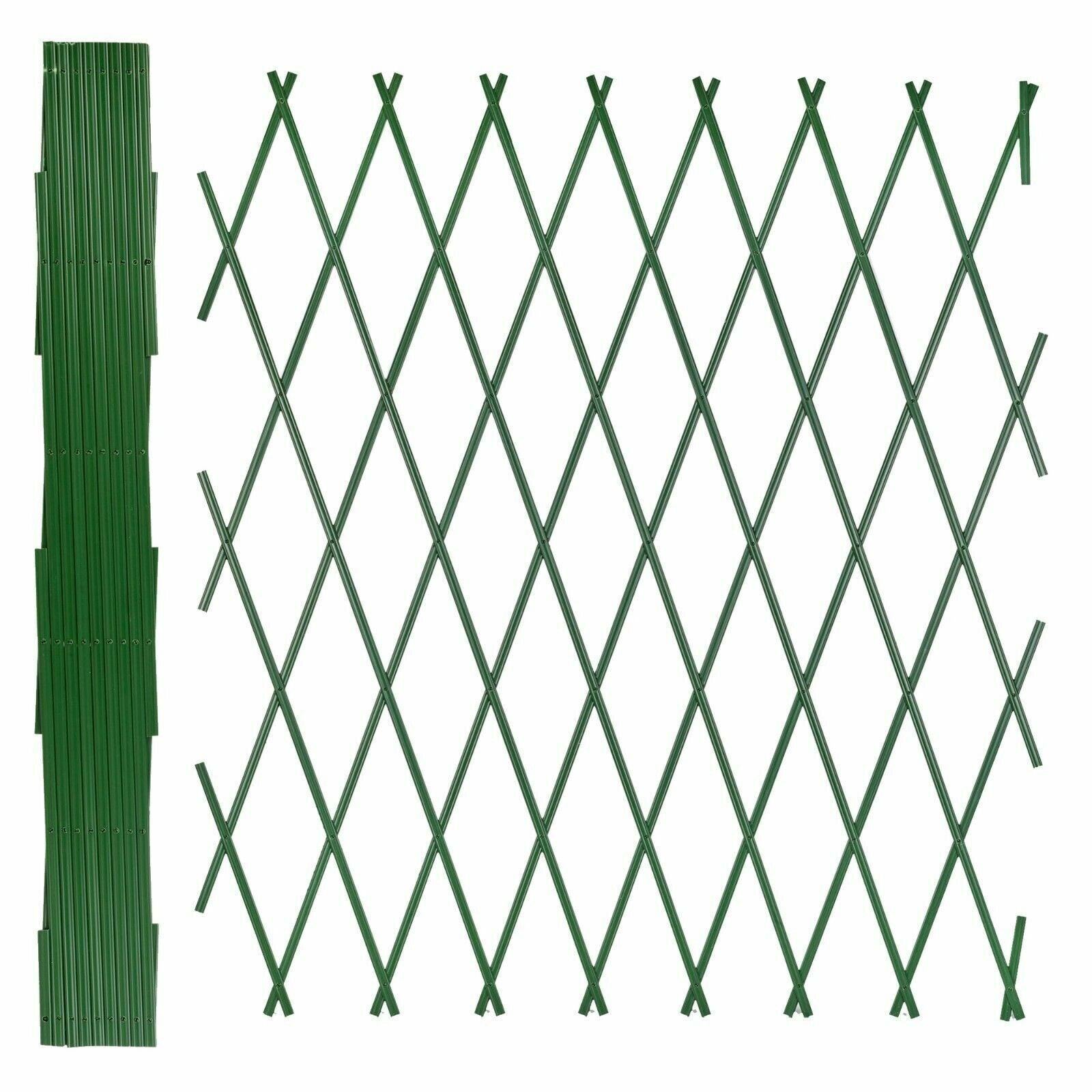 Plastic Wall Trellis Expanding Plant Climbing Vine Garden PVC Fence 200 x 100cm