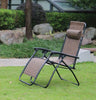 Zero Gravity Garden Reclining Chair Sun Lounger Recliner Outdoors Summer Patio