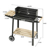 Charcoal BBQ Grill Trolley Barbecue Patio Outdoor Garden Heating Smoker Picnic