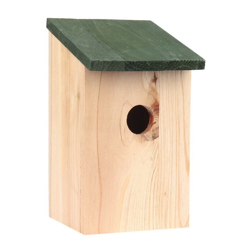 2x Wooden Nesting Boxes Nest Box Bird House Small Birds Blue Tit Robin Sparrow