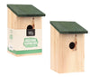 2x Wooden Nesting Boxes Nest Box Bird House Small Birds Blue Tit Robin Sparrow