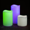 Colour Changing LED Candle Flameless Flickering LED Wax Mood Set with Remote