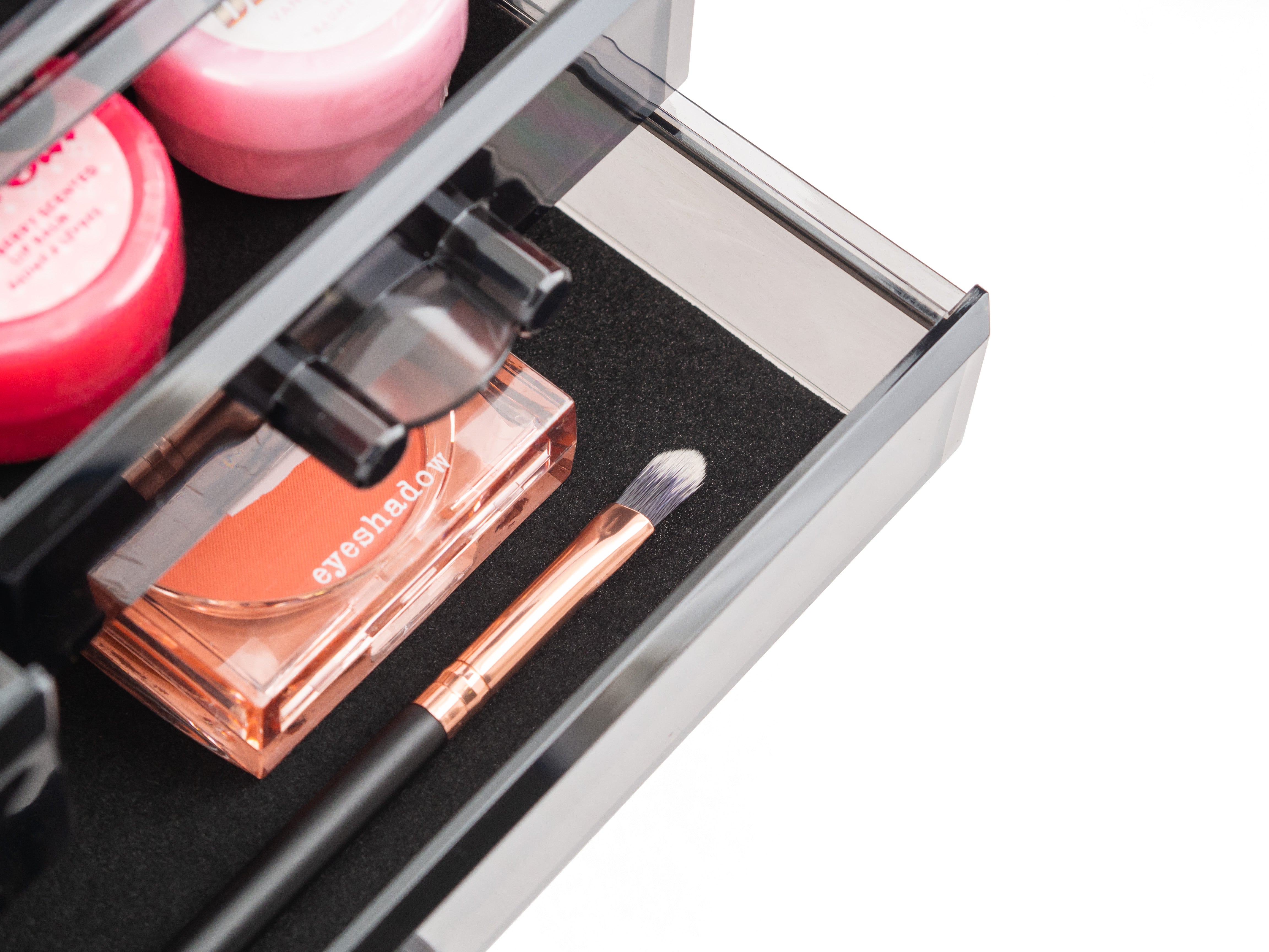 Cosmetic Make-Up 4 Drawer Storage Organiser Jewellery Box Makeup Case Dressing