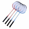 Professional Badminton Racquet Set 4 Player Racket Shuttlecock Poles Net Bag