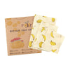 3 Pack Natural Reusable Beeswax Food Wrap Paper Bees Wax - Small Medium Large UK