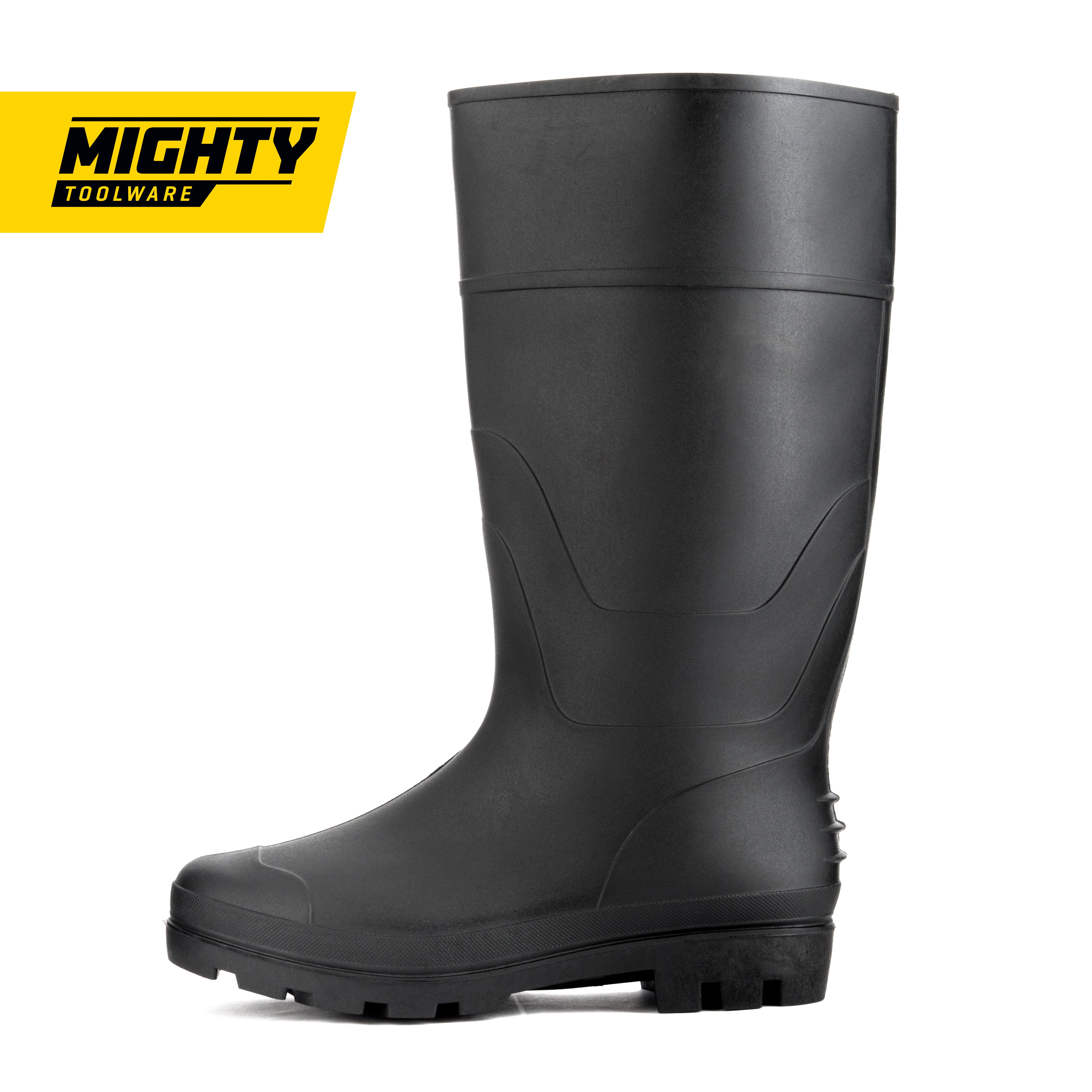 Black Rubber Wellingtons Mucker Mens Ladies Boys Wellies Snow Boots Shoes School
