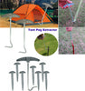 9pcs Groundsheet Mushroom Tent Pegs & Extractor Camping Gazebo Trapaulin Tent UK