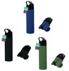 600ml Collapsible Silicone Water Bottle Sports Travel Hiking Outdoor Run Camping