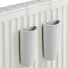 2 x Ceramic Hanging Radiator Humidifier Moisture Absorber Condensation 500ml