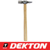 Dekton Cross Pein Hammer 20mm With Wooden Handle Lightweight Steel Head