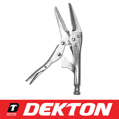 Dekton Combination Diagonal Side Cutters Long Nose Locking Grips Pliers 55mm