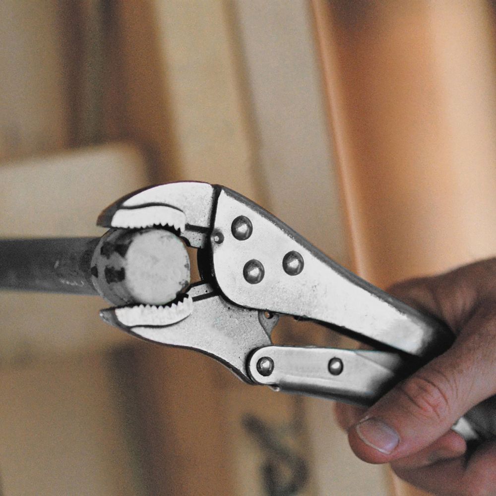 Dekton Straight Jaw Locking Grips Mole Gripping Adjustable Pliers 180mm (7