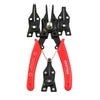 Dekton 5 Piece Circlip Internal External Plier Snap Ring Tool Set Anti Slip