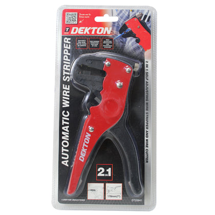 Dekton High Quality Automatic 2-In-1 Wire Stripper With Wire Cutting Blade Pro