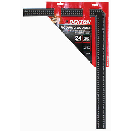 Dekton 24'' X 12'' Steel Roofing Square Tool Roofing Joinery Carpenters Wood