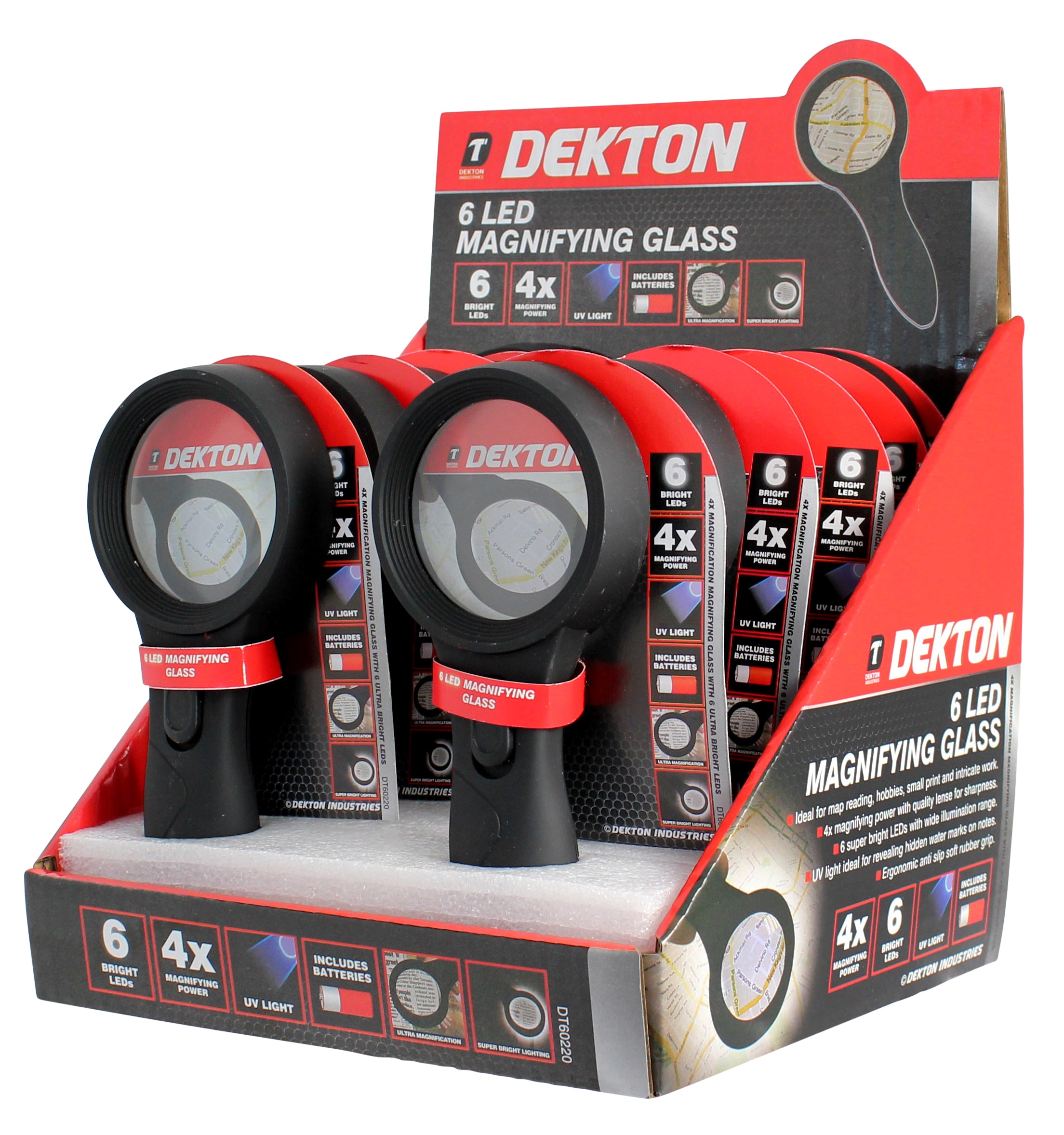 Dekton 6 Led Magnifying Glass