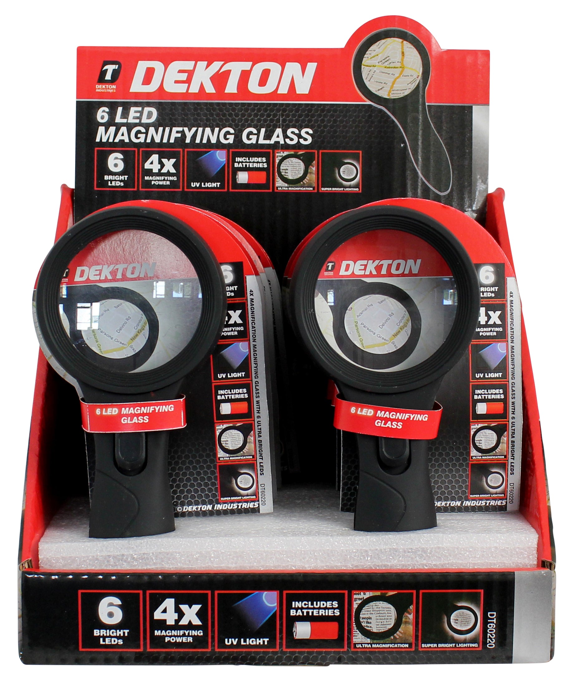 Dekton 6 Led Magnifying Glass