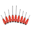 9pc Magnetic Screwdrivers Set Flat Impact Bolster Handles Mechanics Engineers