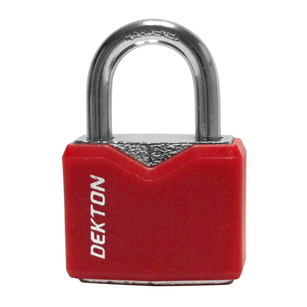 Dekton Protected Security Padlock Steel Shackle 3 Keys 25mm 30mm 50mm Lock