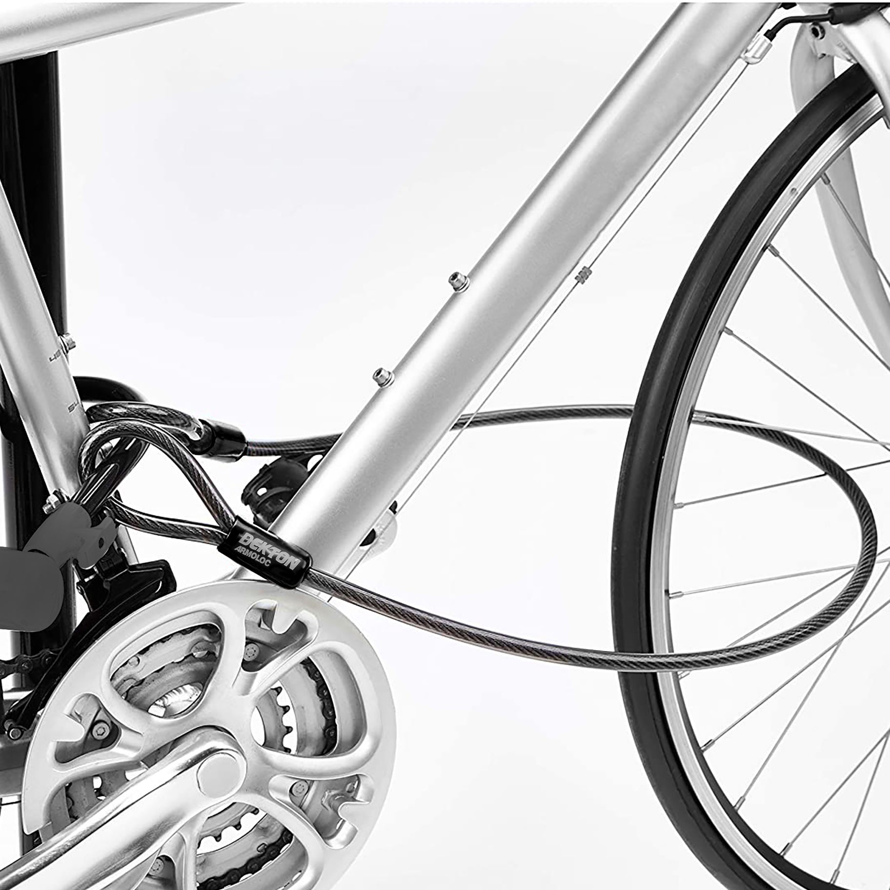 Dekton Steel Cable High Security Multi-Function Flexible Bicycle 10mm 4.6m/1.8m