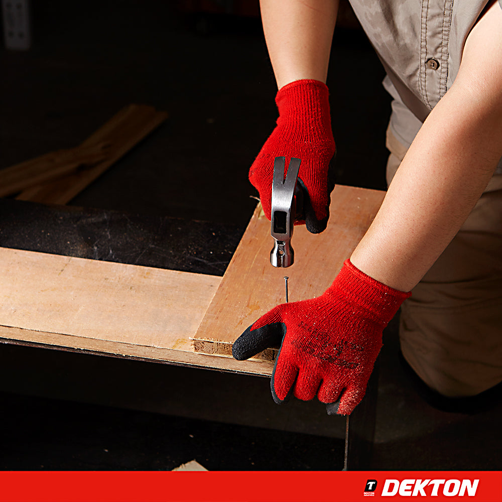 Dekton Nitrile PU Coated Safety Work Gloves Garden Grip Builders Mechanics Latex