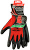 Dekton Ultra Grip Working Gloves Black/Red Nitrile 8/M For Diy, Tradesmen