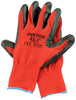 Dekton Ultra Grip Working Gloves Black/Red Nitrile 10/Xl For Diy, Tradesmen