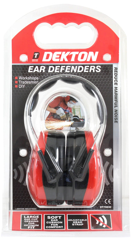 Dekton Ear Defenders, Noise Cancelling Ear Muffs