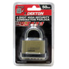 Dekton 50mm 4 Digit High Security Combination Padlock House Shed Lock