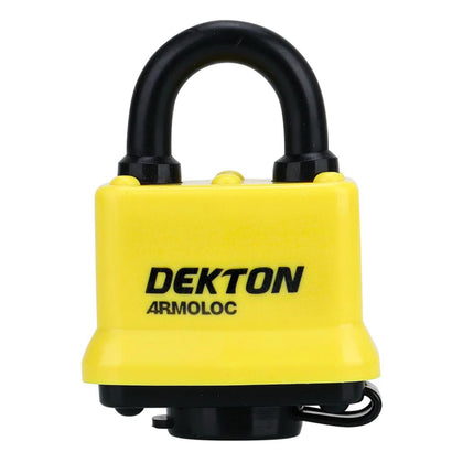 Dekton Steel Laminated 50mm High Security Padlock Weather Resistant with 2 Keys