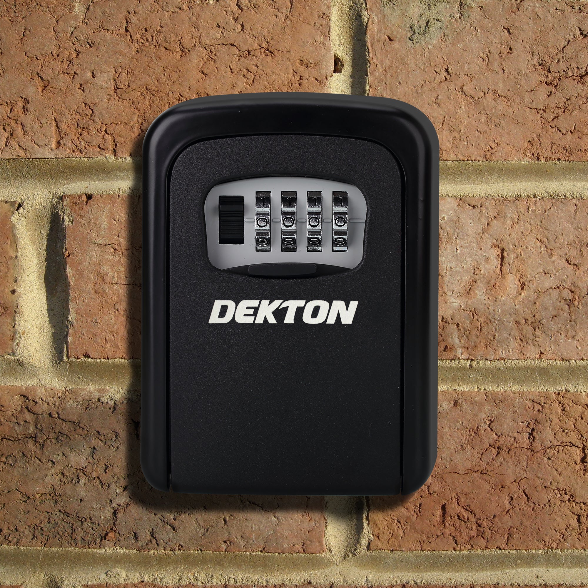Dekton 4 Digit Combination Key Safe Box Security Lock Storage Protective Cover