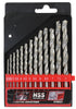 Dekton 13pc Hss Drill Set 2mm To 8mm High Speed Steel Drill Bits, Hss Shank Twis