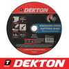 Dekton Cutting Disc Metal Ultra Thin Stainless 230mm 22.2mm Arbor Steel