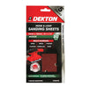 Dekton 1/3 Sanding Pads Rectangular Sheets 40 60 80 120 Grit 93 x 185mm