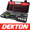 52pc Socket Set 2 X Ratchet 1/2