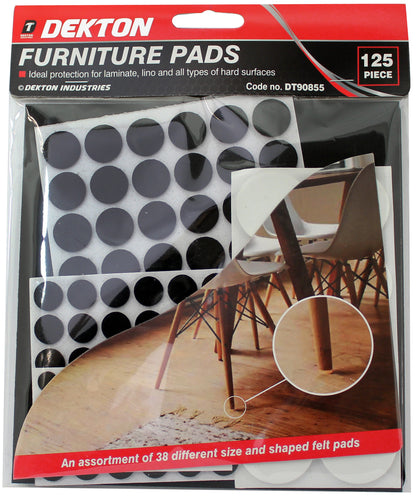 Dekton No Scratch Furniture Felt Pads Floor Protectors Set Of 125