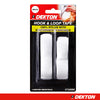 Dekton White 20mm X 1m Hook & Loop 100% Nylon With Backing Glue