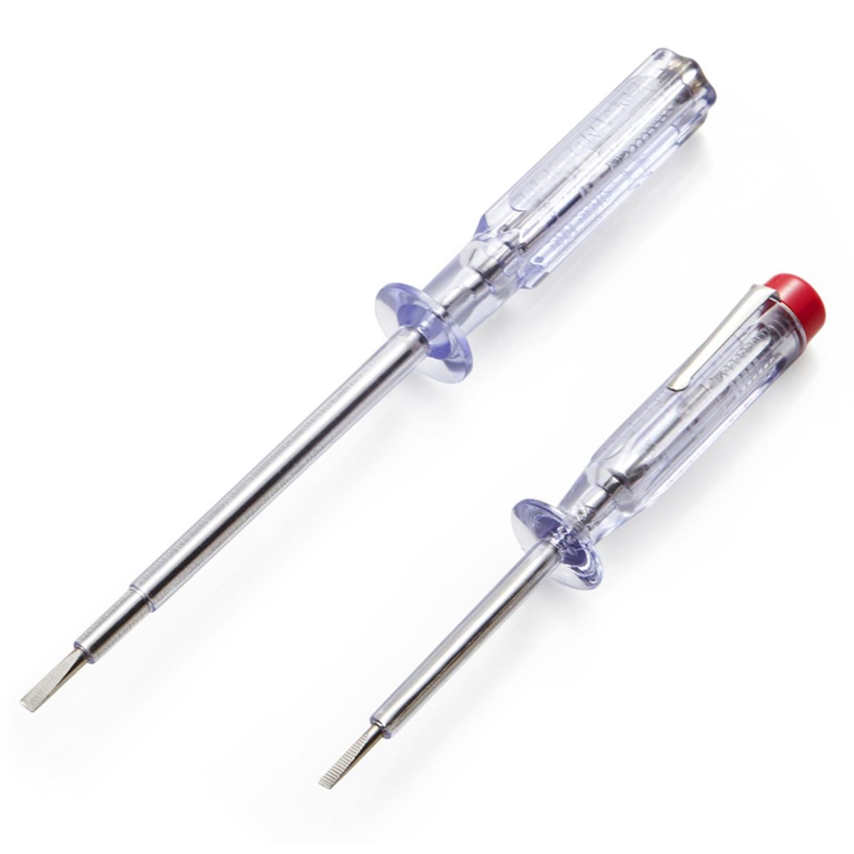 2 x Mains Circuit Tester Screw Driver Voltage Pen Electrical Test Screwdriver