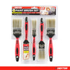 Dekton 5pc Sure Grip Paint Brush Set Professional Decorating Durable Bristle DIY